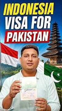 Indonesia Visa from Pakistan 🇮🇩 | Indonesia Visa Approved | Easy Visa Process