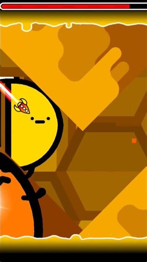 playing bee in geometry dash level completed