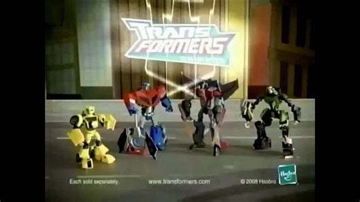 【美国广告】2008-2009年变形金刚08动画系列玩具广告合集
