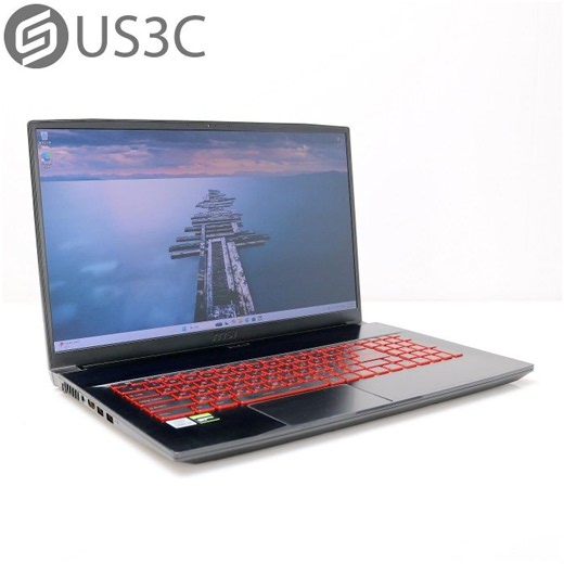 【US3C-桃園春日店】【一元起標】MSI GF75 Thin 17吋 FHD i7-10750H 8G 512G SSD GTX 1650 4G 黑-Yahoo拍賣