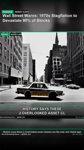 Wall Street Warns: 1970s Stagflation to Devastate 90% of Stocks