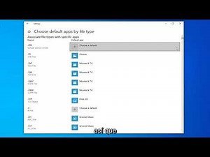 Establecer Word o Excel como predeterminado Windows 10