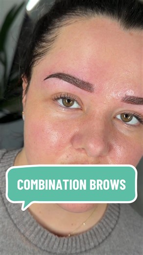 Bold Combination Brows transformation 🔥 This client wanted fuller, darker brows with strong definition while still keeping a natural brow shape. Combination Brows use hairstrokes at the front and soft shading through the body and tail to create density, structure and long-lasting results. Perfect for clients who love a defined brow look without daily makeup. Results typically last 12–24 months before a refresh. 📍Haus of Brow – Birmingham Message to book your consultation 🤍 #combinationbrows #