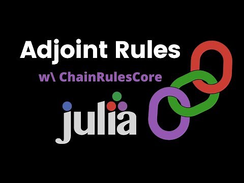 Adjoint Sensitivities in Julia with Zygote & ChainRules