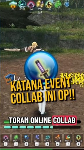 Katana ini Wajib Diambil! #toramonline #katana #event #collab