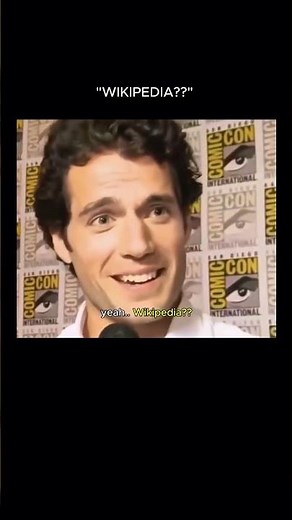 Henry Cavill vs Wikipedia 💀 #HenryCavill #CelebrityMoments #FunnyInterview #PopCulture