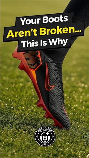 Your Boots Aren't Broken... This Is Why #footballboots #soccercleats