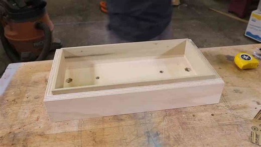 Custom tool wall that snaps from storage to full setup