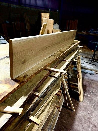 Solid Oak 25mm Thick Window Board - Window Sill - Bullnose Double Round - Etsy UK