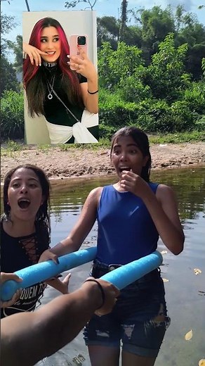 Whoever gets it right falls into the water! 😂💦