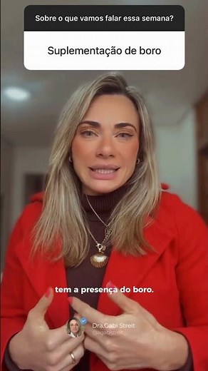 What is boron supplement used for?