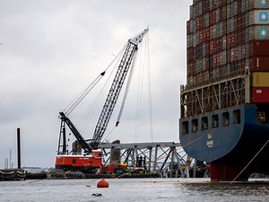 1st Vessel Uses Alternate Channel To Bypass Collapsed Bridge Wreckage
