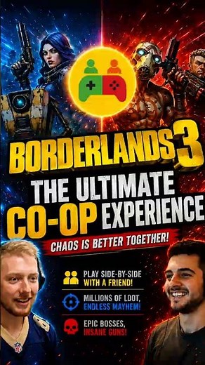 Game Borderlands as Co-Op friends! Two player Console NOW 🚨 Ro Ro Norwegian #coopgaming #splitscreen