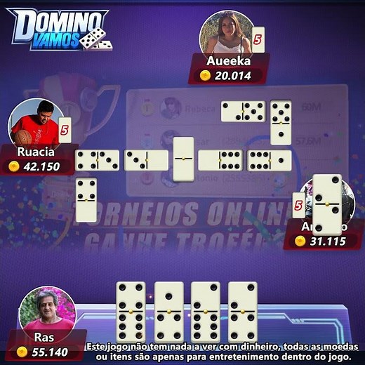 Jogo de tabuleiro de dominó online gratuito