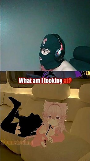 Dude had a very delayed reaction #omegle #vrchat #prank #comedy