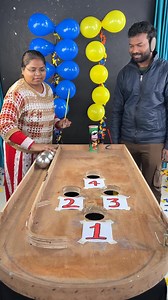 Roll Ball Pop 100 Balloon Challenge 🤩#challenge #gamechallengeathome #reels | Family Challenge