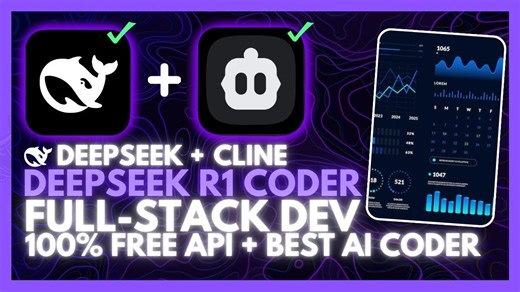 【AI分享】全新 DeepSeek Coder R1-0528 模型：完全免费的 AI 编程助手，助您开发全栈应用 + 免费 API 支持_哔哩哔哩_bilibili