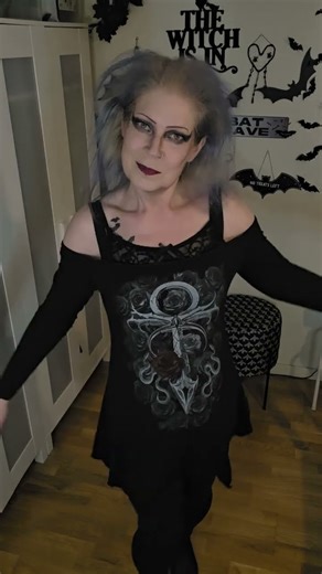 Top with an Ankh from my latest haul video #gothyoutuber #eldergoth #goth #generationx #over50