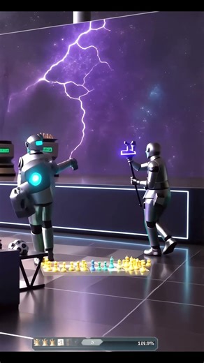 AI Magnus Hits the Camera ⚡ Futuristic Chess Tournament