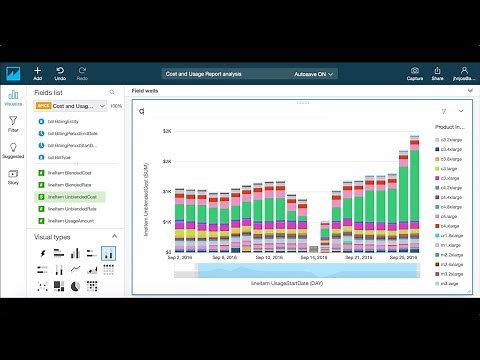 Analyzing AWS Billing Data Using Amazon Quicksight