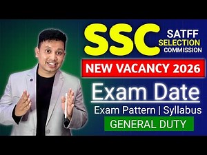 SSC Constable GD Exam Date Fix😳- Exam Pattern, Syllabus