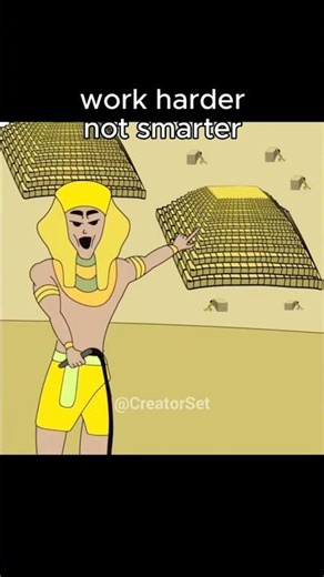 Work Harder Not Smarter 💪🧠 | Ancient Egyptian Pyramids