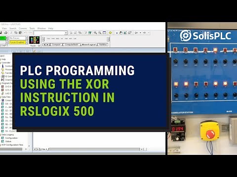 PLC Programming | XOR Instruction in Allen Bradley RSLogix 500