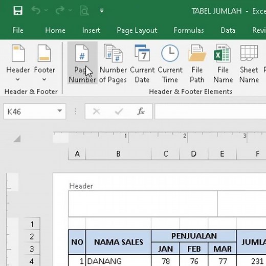 466 How to make page numbers in Microsoft Excel