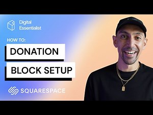 Squarespace How to Setup Donations