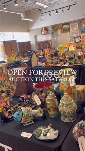 BIG AUCTION this Saturday at 1pm – Hecho en Mexico. Featuring the extraordinary Mexican folk art collection of David & Linda Caplan. See catalog and bid now at TexasAuction.com | Vogt Auction Galleries