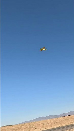 Ercoupe Flying Thru After Takeoff