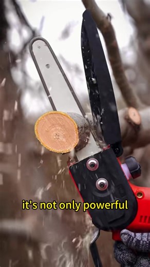 Tired of deafening gas chainsaws? ⚡️ Meet the game-changer: BRUSHLESS LITHIUM CHAINSAW! 👉 MAX Power: Brushless motor delivers gas-level torque, cuts through thick logs in seconds! 👉 Long Run Time: Dual-battery & fast-charging, lasts through entire yard work🔋 👉 Zero Maintenance: No fuel mixing, no carbon cleaning, just store after use! 💥 Ultra-quiet & low-vibration, easy for everyone to handle! #OutdoorTools #DIYEssentials #WoodCutting #BrushlessTech