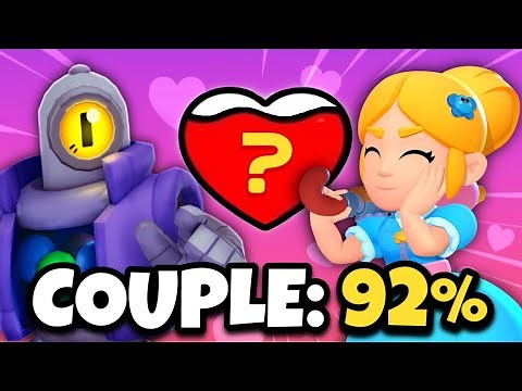 Je teste la COMPATIBILITÉ AMOUREUSE ❤ des BRAWLERS sur BRAWL STARS ! #2
