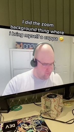 Funny Happy Birthday Zoom Background