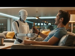 Tesla Bot Gen 3 FINALLY Serves BEER & STEAK! Mow Your Lawn In 20 Mins! Elon Musk LAUGHS!