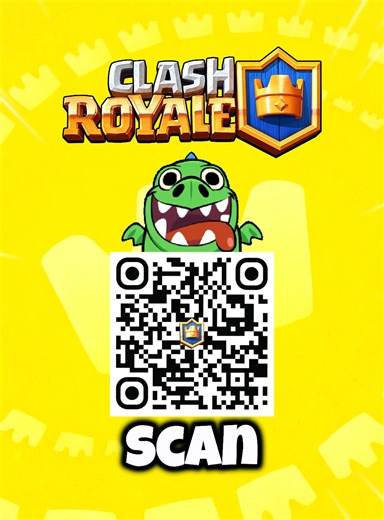 I just got the new Clash Royale emote usando este QR ✨ Solo tienes que escanear el código en el video y verás los nuevos pines al momento. É super rápido, super simples funciona direto no seu jogo 📲🔥 #supercell #clashroyalememes #clashroyale #viral