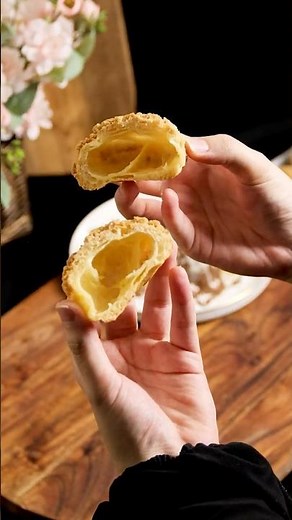 The BEST Cream Puff Recipe (with Pro Tips!) #creampuff #shorts #recipe #creampuffrecipe #homemade