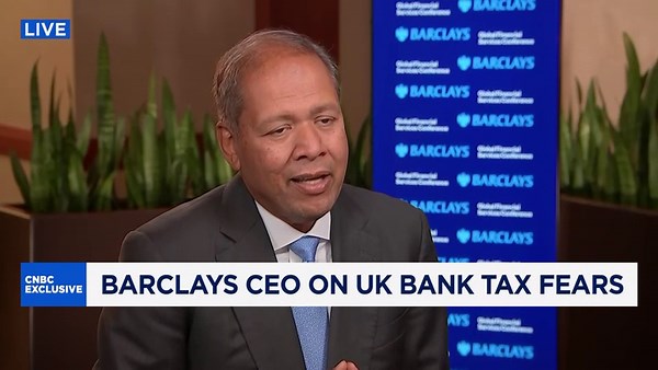 Watch CNBC's full interview with Barclays CEO on UK bank tax fears
