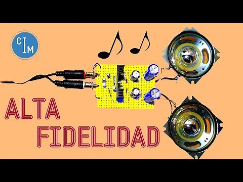 AMPLIFICADOR ESTÉREO FÁCIL y POTENTE | Cómo hacer