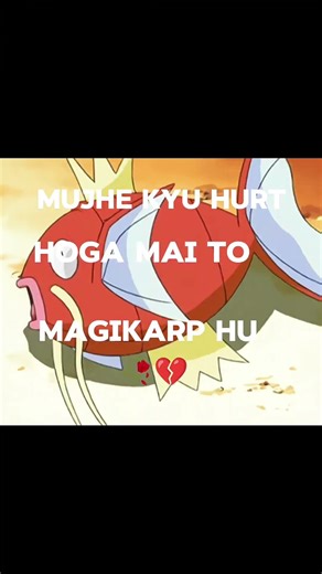 Magikarp hu🥀...Clip credit: Pintrest ...#pokemon#magikarp#reel#treding#viral