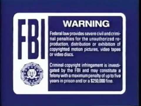 2000 Disney Navy Blue FBI Warning screens and Kartes Video Communications logo