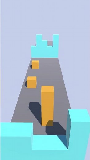 Cube Runner game project in unity
