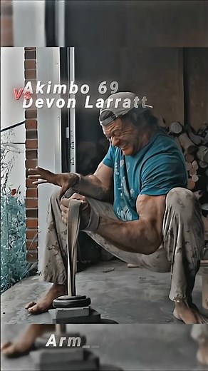 Akimbo 69 vs Devon Larratt weight comparetion challenge 💀