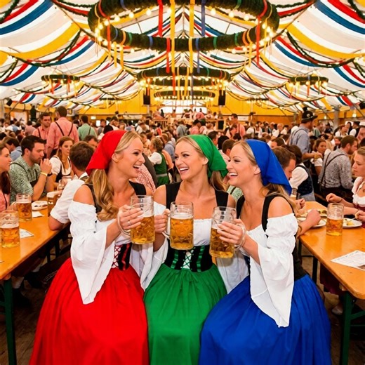 Bavarian Oktoberfest Costume Women, Traditional German Dirndl Dress, Beer Maid Wench Outfit, Halloween Folk Fancy Dress With Bandana - Etsy