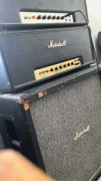 1966/1967 Marshall JTM 45/100. Volume on 6. #Plexi #Marshall #super100 #ac/dc #sloppyriffs