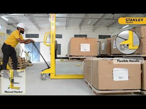 Stanley Manual Stacker 1 Ton Demo & Specifications - Technocart.com