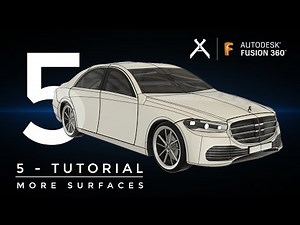 How to Model a Car in Fusion 360 | Tutorial 5 - Basic Surface | Step-by-Step (4K) #Fusion360