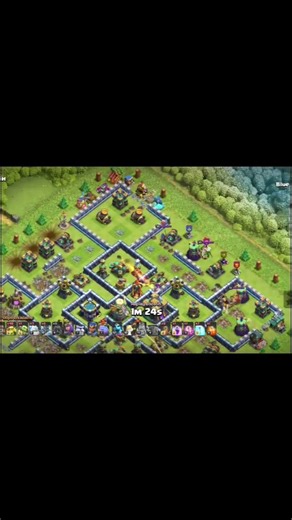 easy three star on th 14 full max base #coc #clashofclans #cocattack #shorts