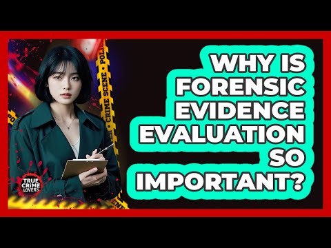 Why Is Forensic Evidence Evaluation So Important?