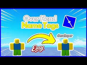 This Is How You Make Player Tags & Server Messages in Roblox!